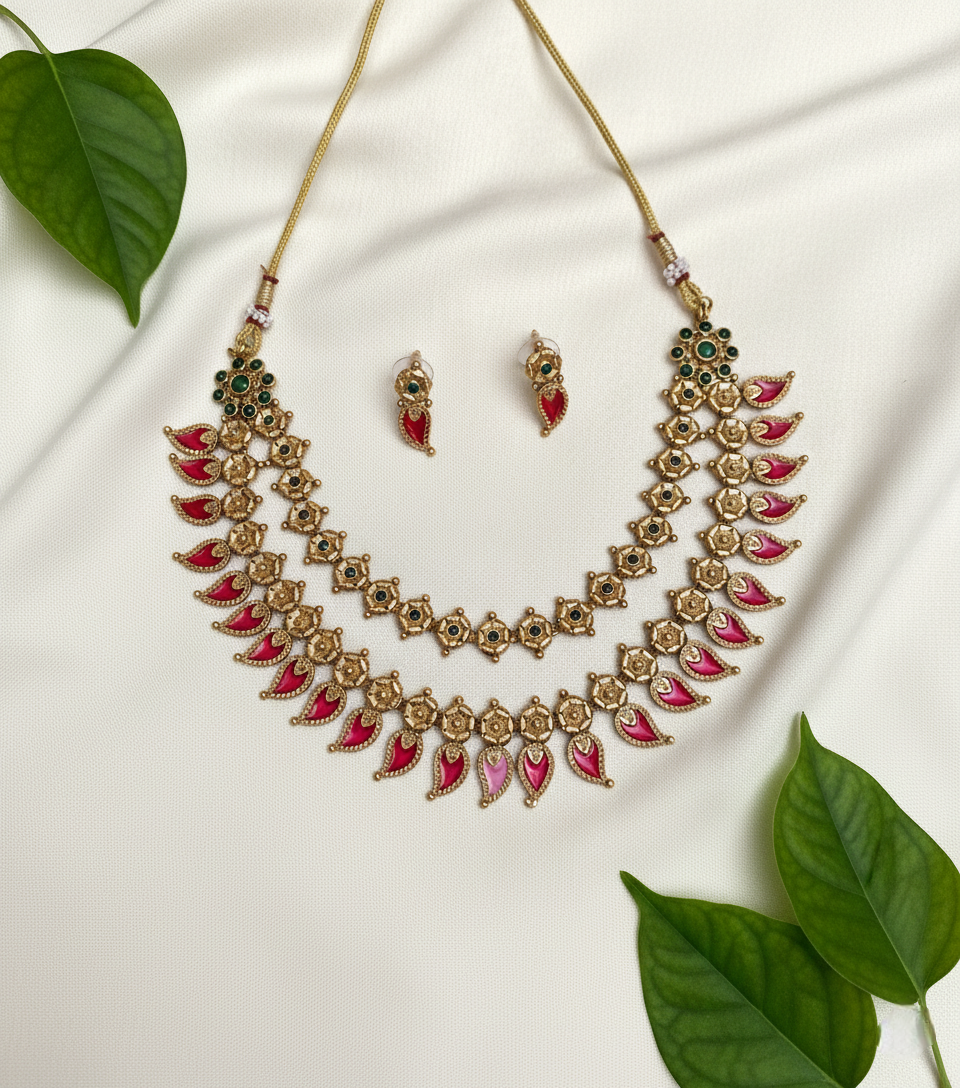 Two Layered Red Palakka