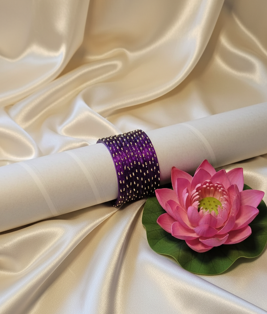 Raindrop Glass Bangles