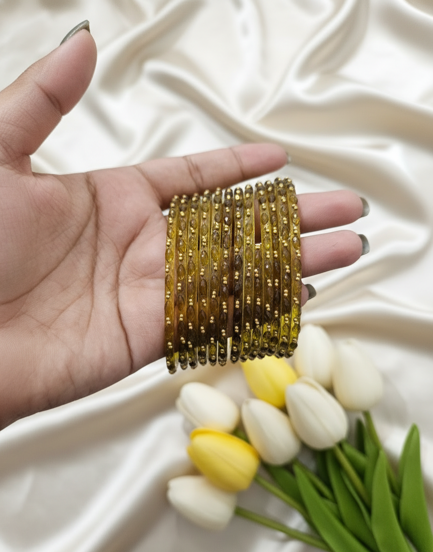 Raindrop Glass Bangles