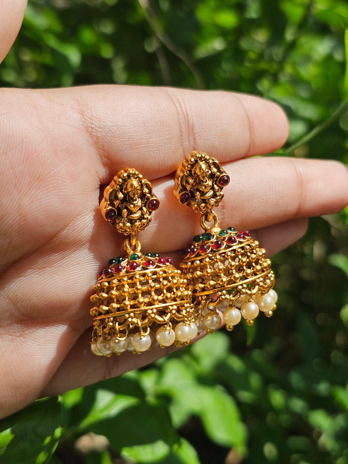 Lakshmi Pearl Jhumka
