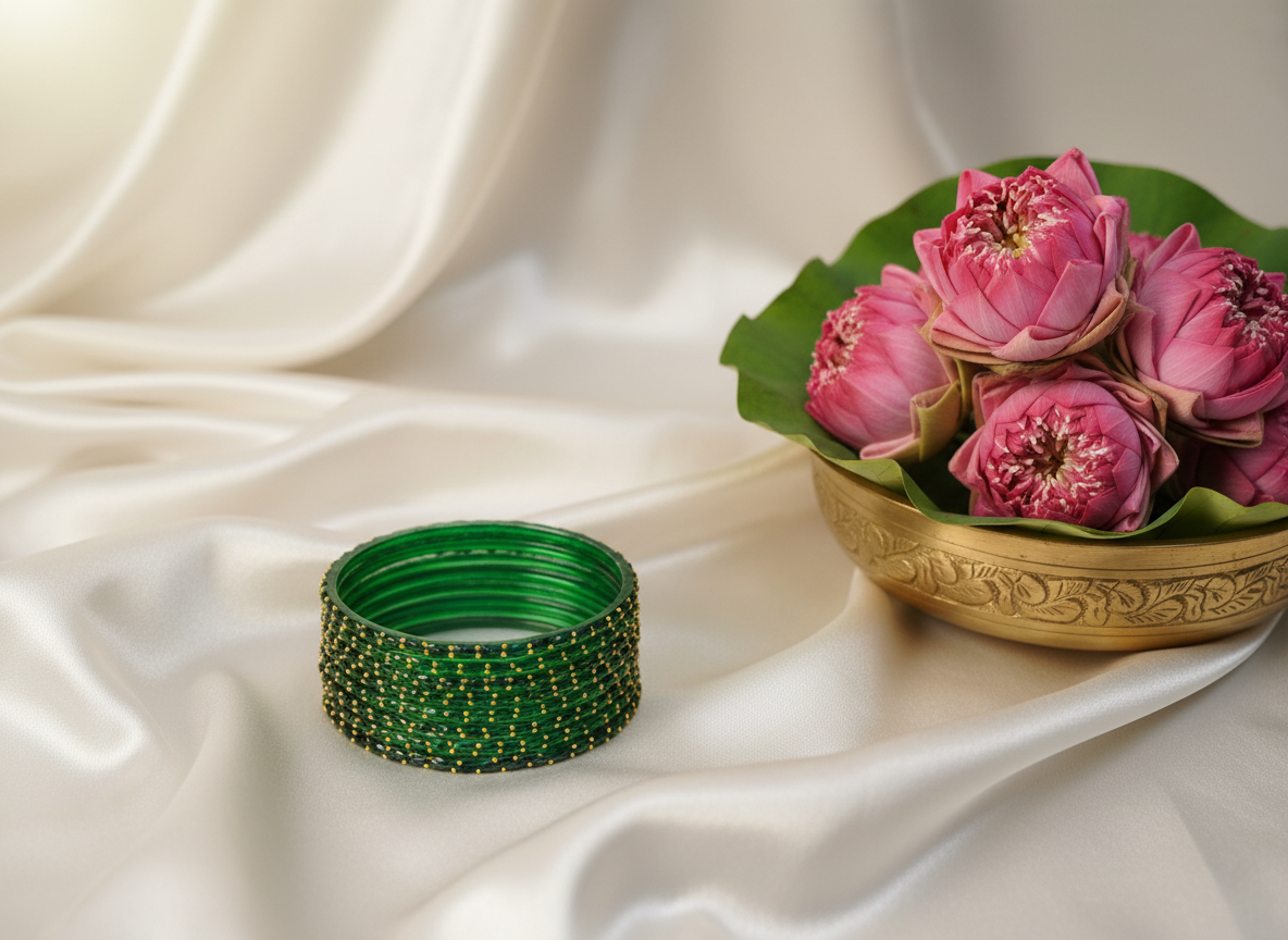 Raindrop Glass Bangles