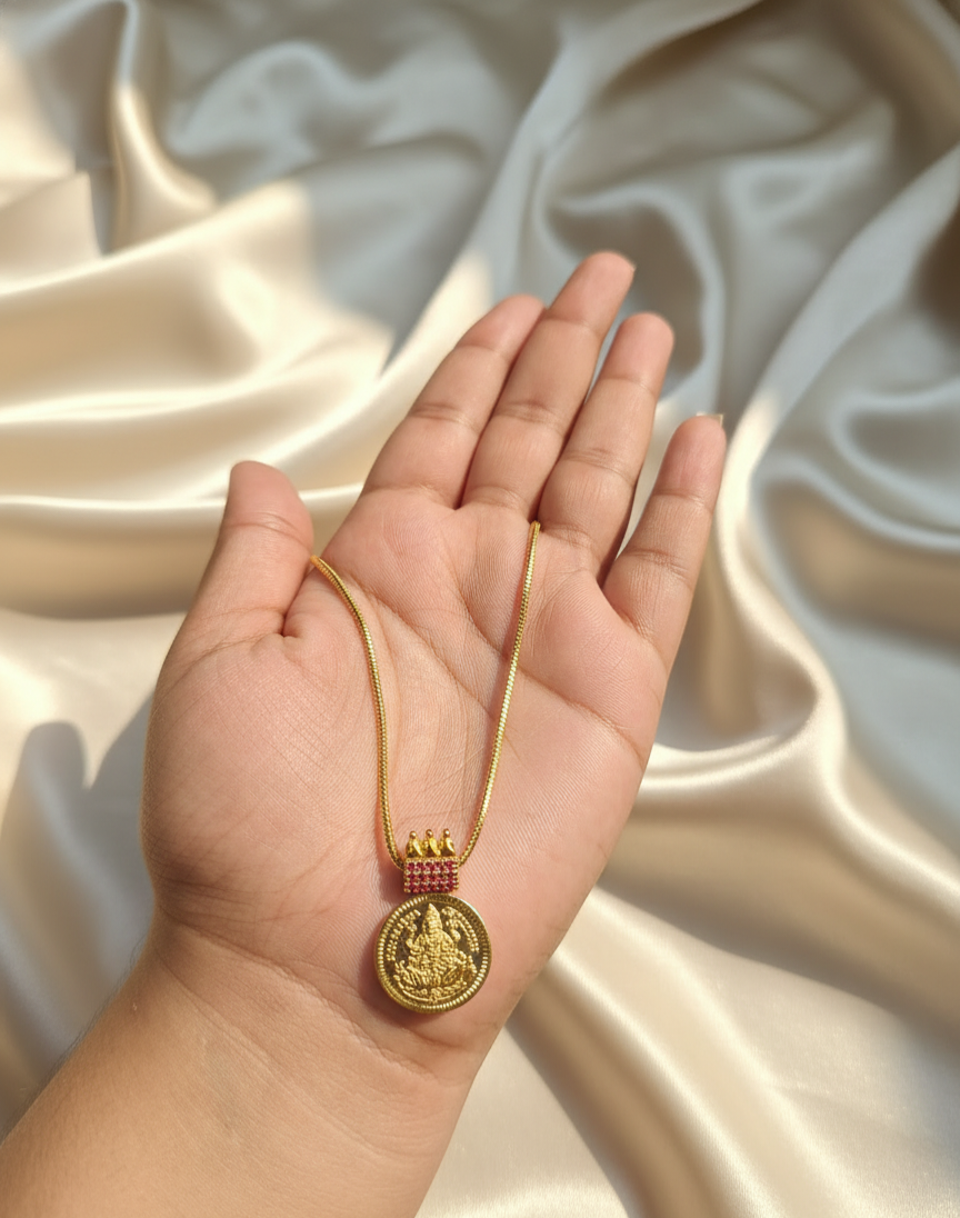 Coin Lakshmi Necklace