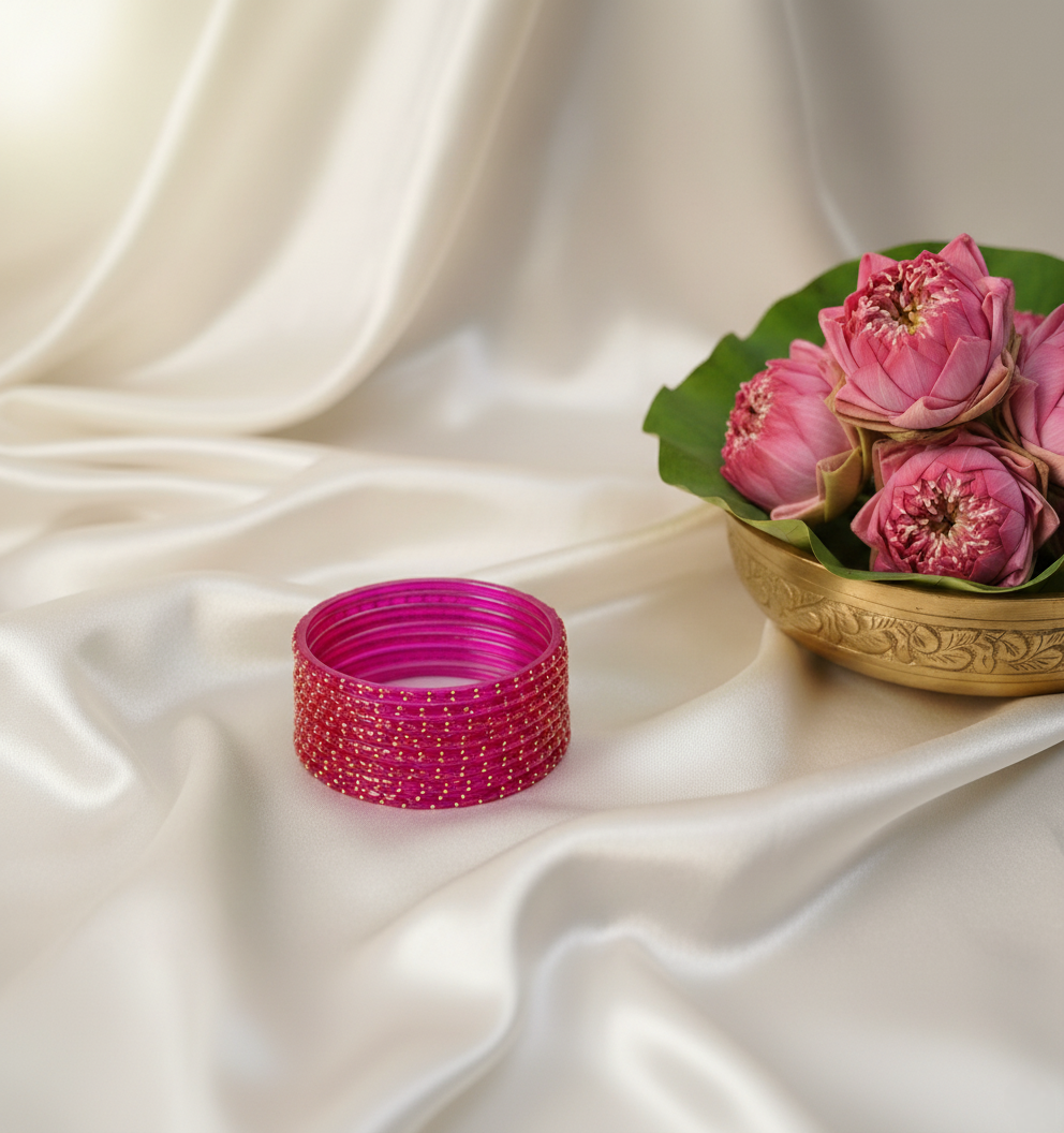 Raindrop Glass Bangles