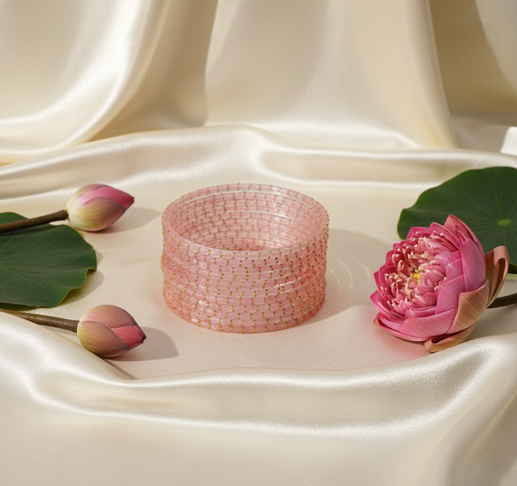 Raindrop Glass Bangles