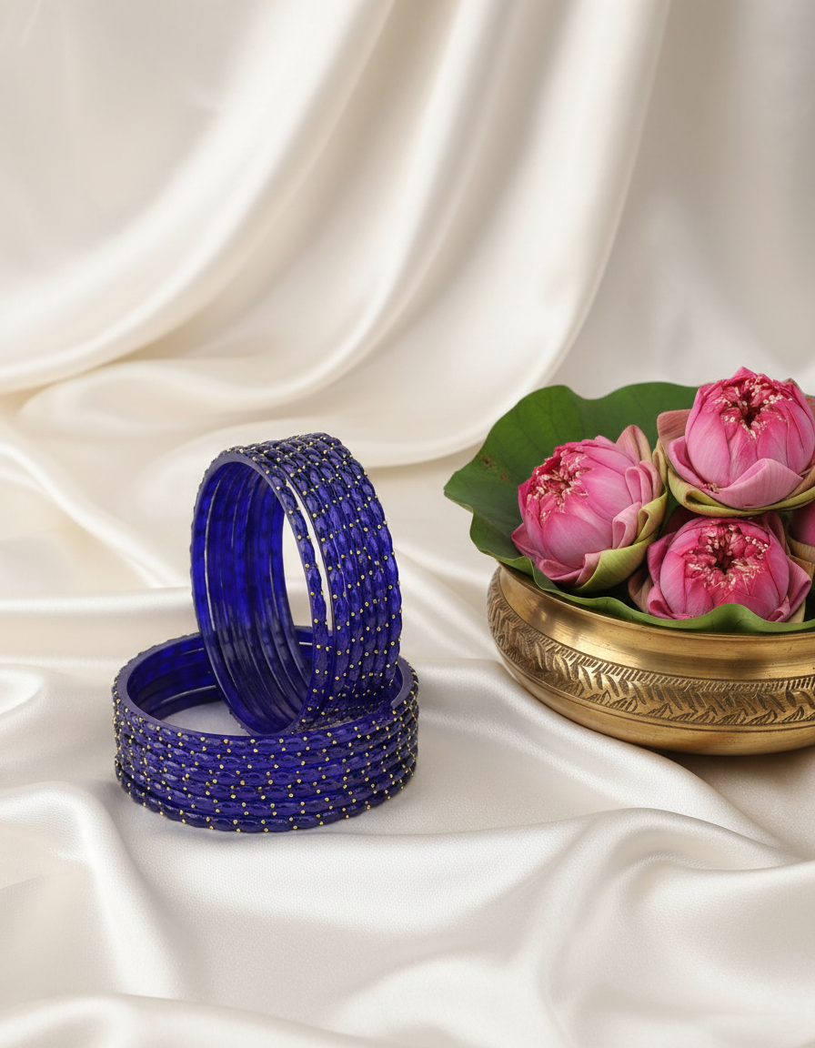 Raindrop Glass Bangles