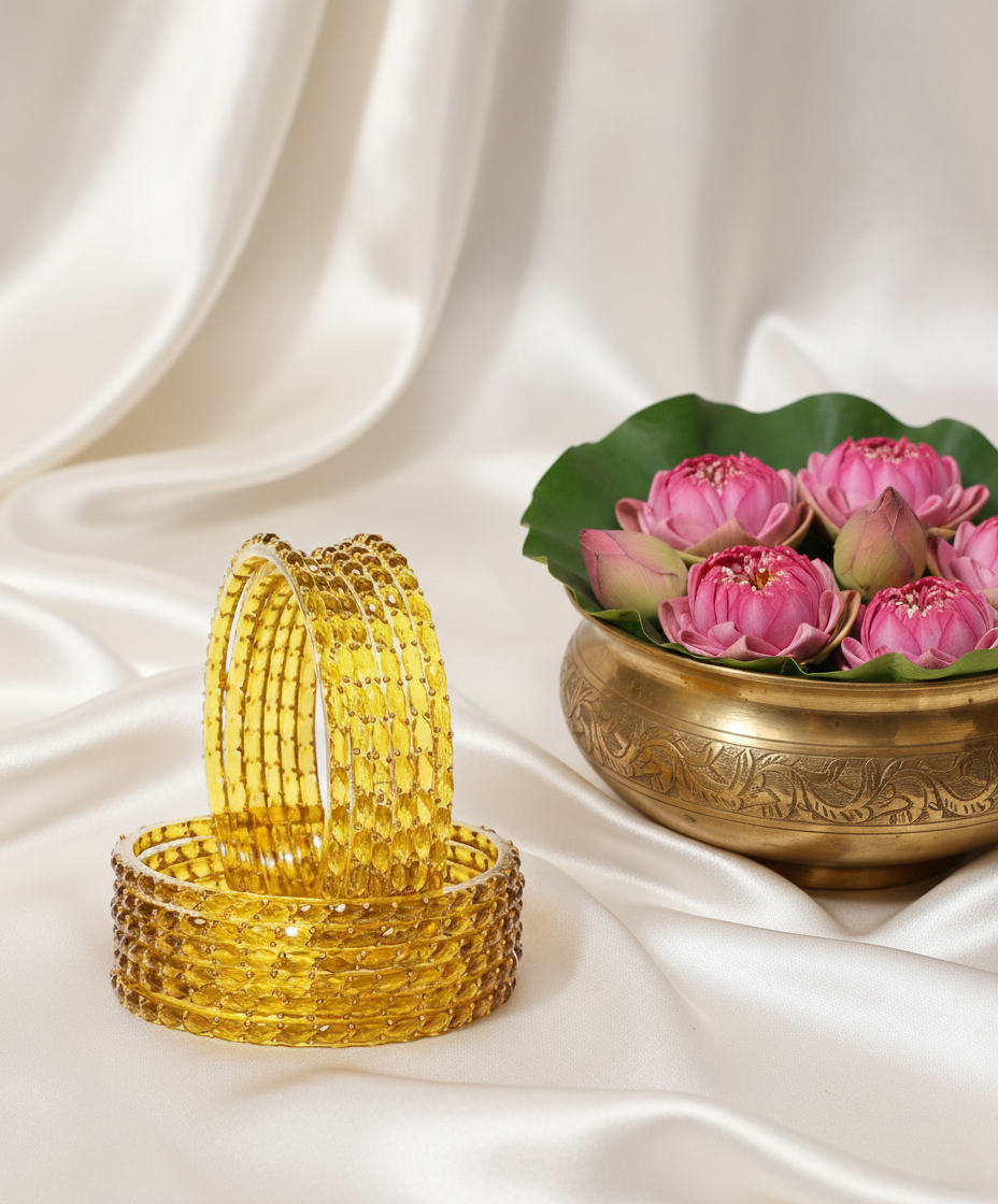 Raindrop Glass Bangles